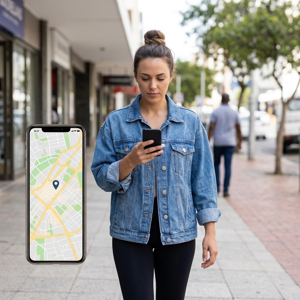 Motion detection alert, share data on map.