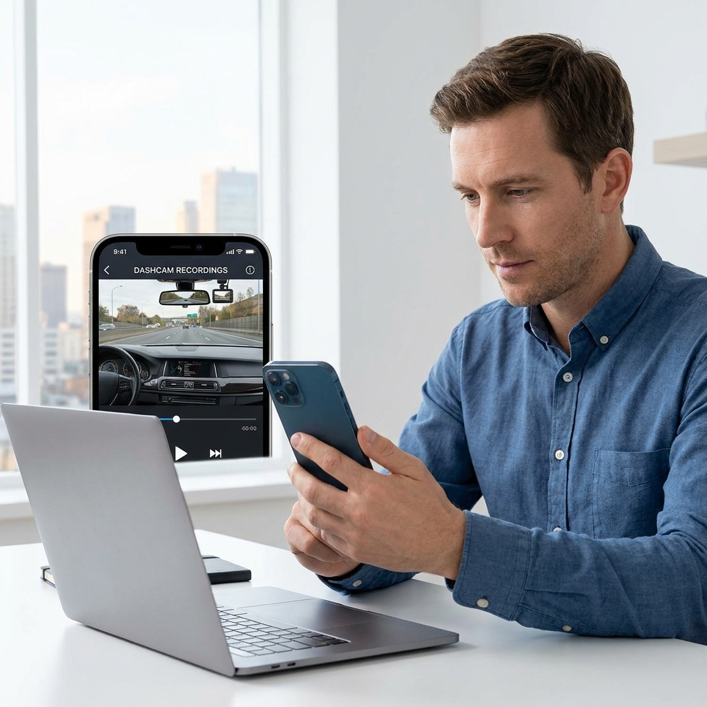 View DashCam videos from the map.